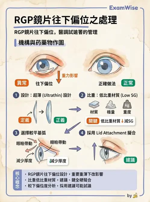 驗光生 - 硬式隱形眼鏡驗配原則與臨床決策 - AI 圖文解析預覽