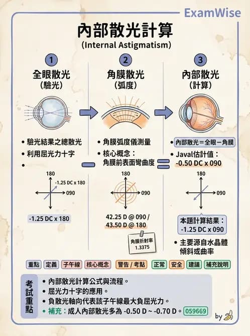 驗光生 - 散光分析、鏡型選擇與軟式散光驗配 - AI 圖文解析預覽