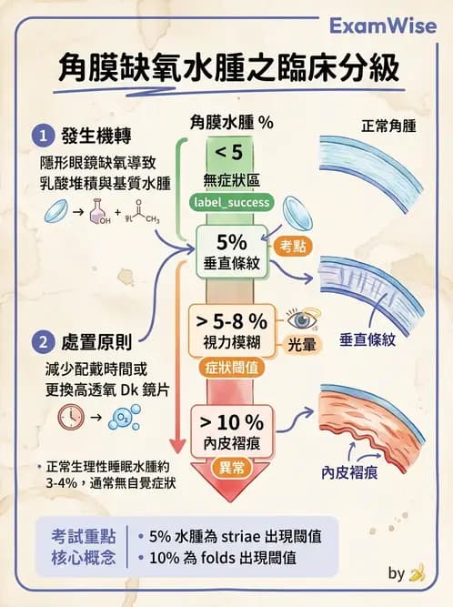 驗光生 - 角膜缺氧與結構性變化 - AI 圖文解析預覽