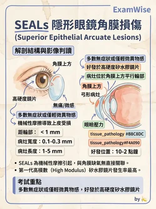 驗光生 - 角膜表面機械性損傷與染色 - AI 圖文解析預覽