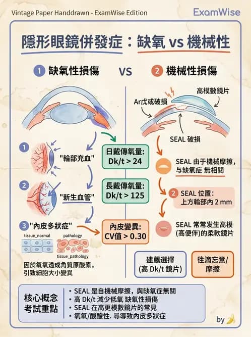 驗光生 - 角膜缺氧與結構性變化 - AI 圖文解析預覽