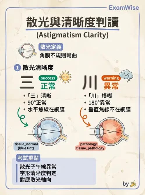 驗光生 - 散光分類與類型判斷 - AI 圖文解析預覽