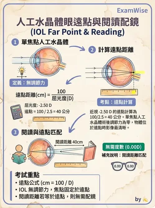 驗光生 - 調節、老花眼與臨床眼光學應用 - AI 圖文解析預覽