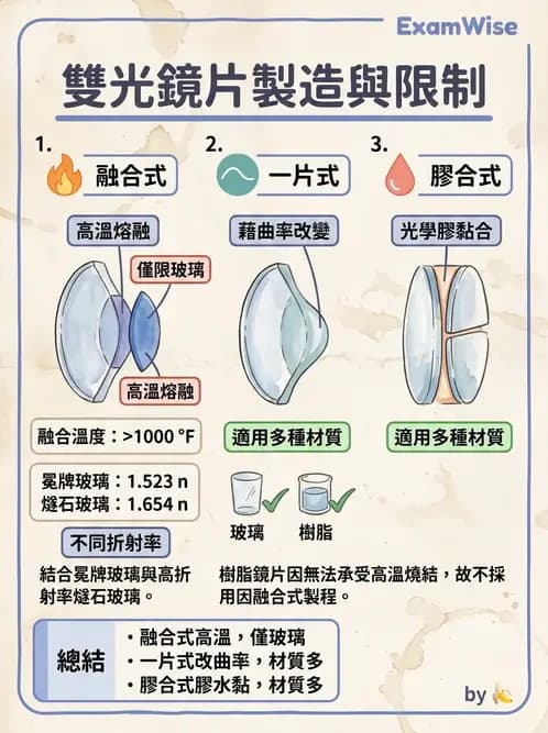 驗光生 - 鏡片材質特性與光學性質 - AI 圖文解析預覽