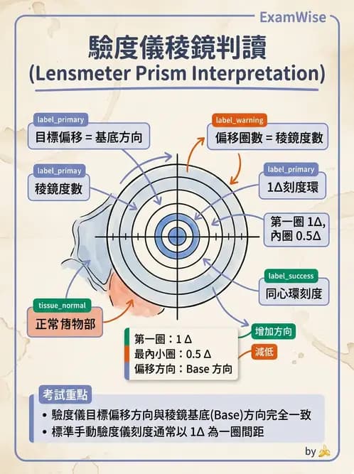 驗光生 - 驗度儀使用、PD量測與鏡框配製參數 - AI 圖文解析預覽