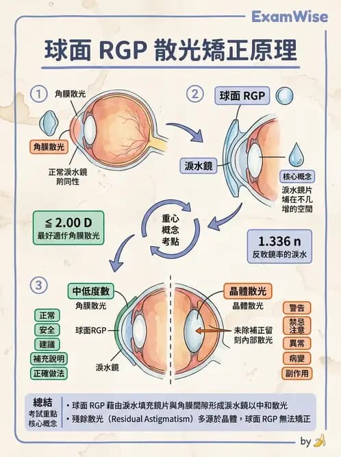 驗光生 - 散光分析、鏡型選擇與軟式散光驗配 - AI 圖文解析預覽