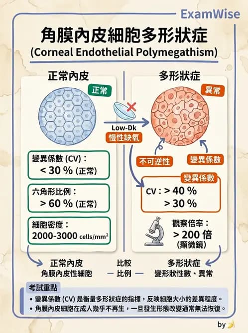 驗光生 - 角膜缺氧與結構性變化 - AI 圖文解析預覽