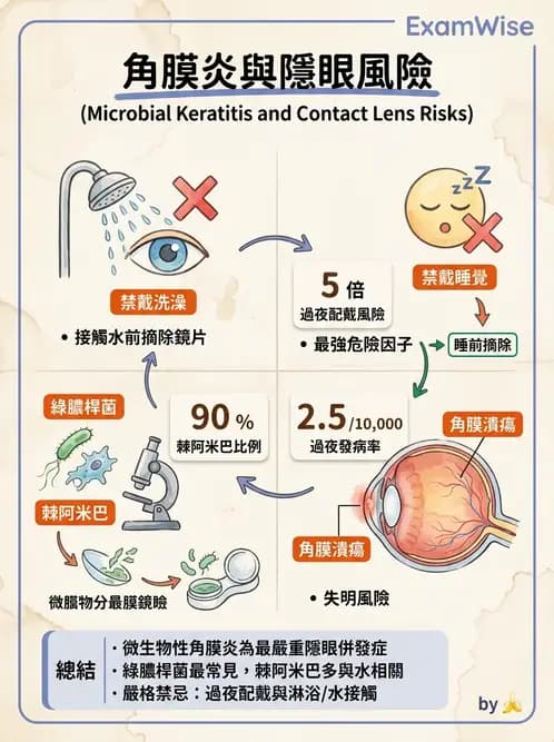 驗光生 - 感染性與炎症性角膜結膜炎 - AI 圖文解析預覽