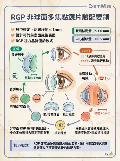 驗光生 - 老花隱形眼鏡光學設計原理 - AI 圖文解析預覽