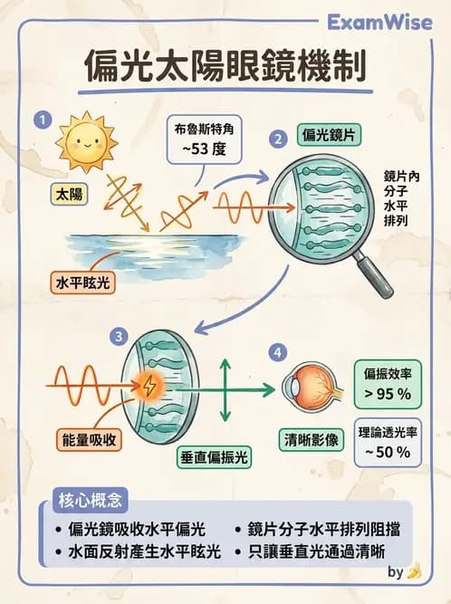 驗光生 - 偏振光、色散與色像差 - AI 圖文解析預覽