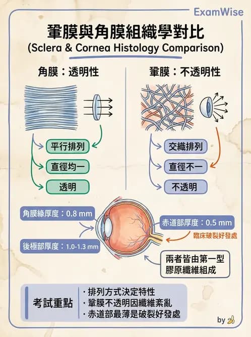驗光生 - 角膜與鞏膜 - AI 圖文解析預覽