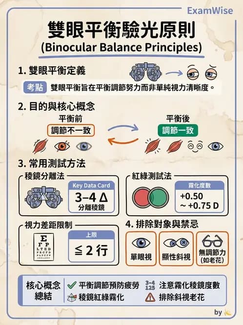 驗光生 - 雙眼平衡技術與驗光流程 - AI 圖文解析預覽