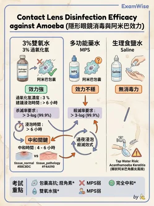 驗光生 - 隱形眼鏡消毒系統與感染控制 - AI 圖文解析預覽