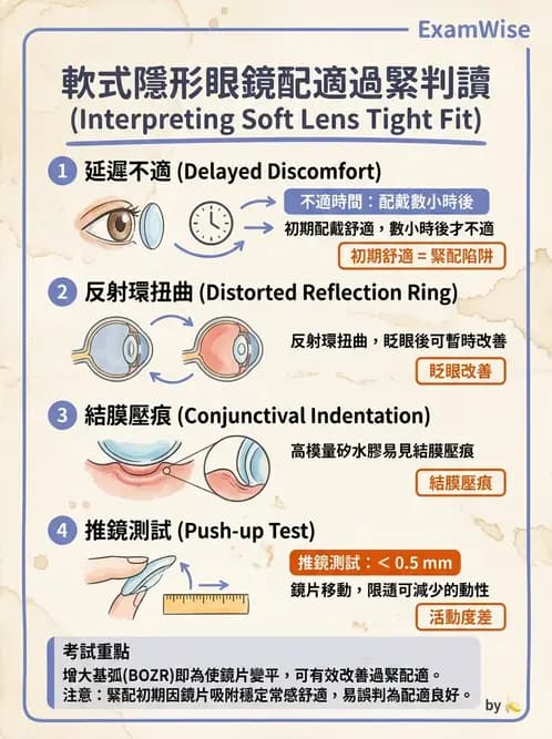 驗光生 - 軟式鏡片配適評估與臨床調整 - AI 圖文解析預覽