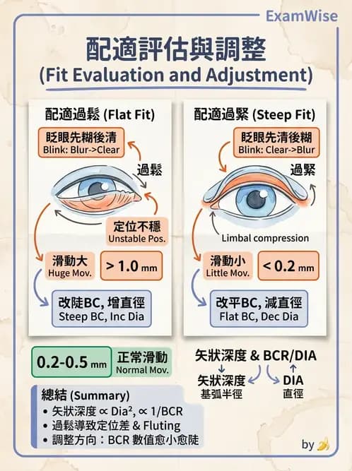 驗光生 - 軟式鏡片配適評估與臨床調整 - AI 圖文解析預覽