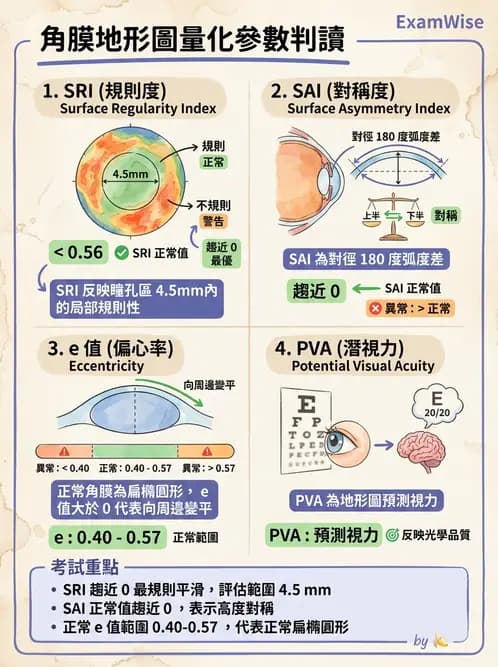 驗光生 - 眼前段檢查與角膜測量 - AI 圖文解析預覽