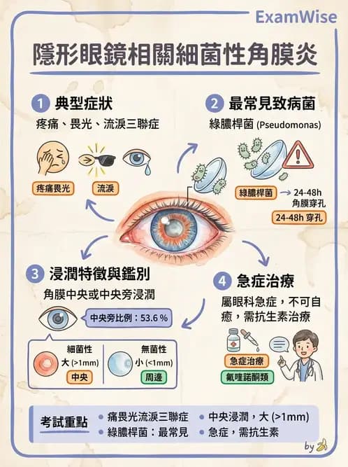 驗光生 - 感染性與炎症性角膜結膜炎 - AI 圖文解析預覽