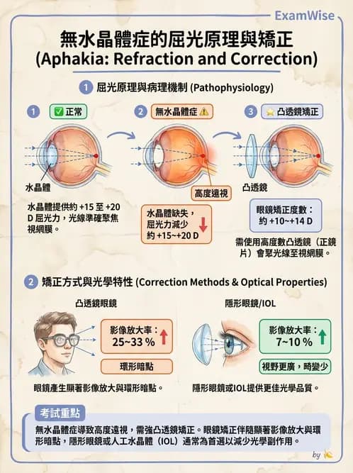 驗光生 - 調節、老花眼與臨床眼光學應用 - AI 圖文解析預覽