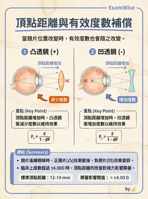 驗光生 - 眼鏡放大率與鏡片光學計算 - AI 圖文解析預覽