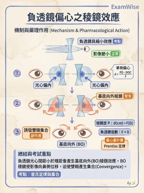 驗光生 - 普氏法則與移心稜鏡效應 - AI 圖文解析預覽