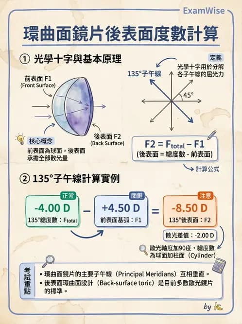 驗光生 - 鏡片設計、基弧選擇、雙光與漸進多焦點鏡片 - AI 圖文解析預覽