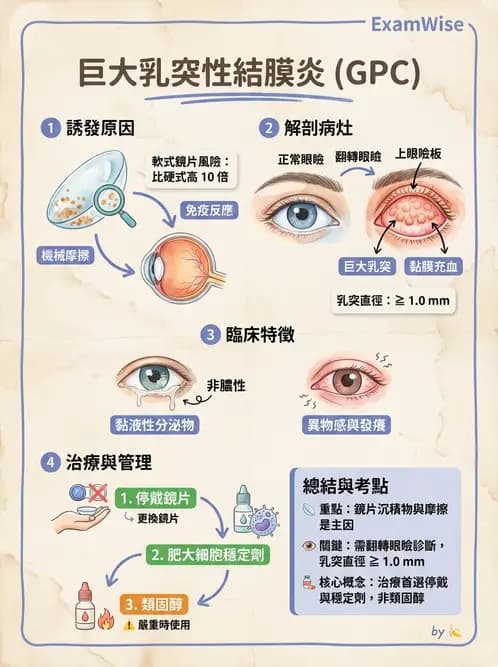 驗光生 - 角膜、結膜與眼前段疾病 - AI 圖文解析預覽