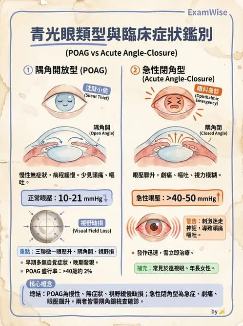 驗光生 - 青光眼與水晶體疾病 - AI 圖文解析預覽