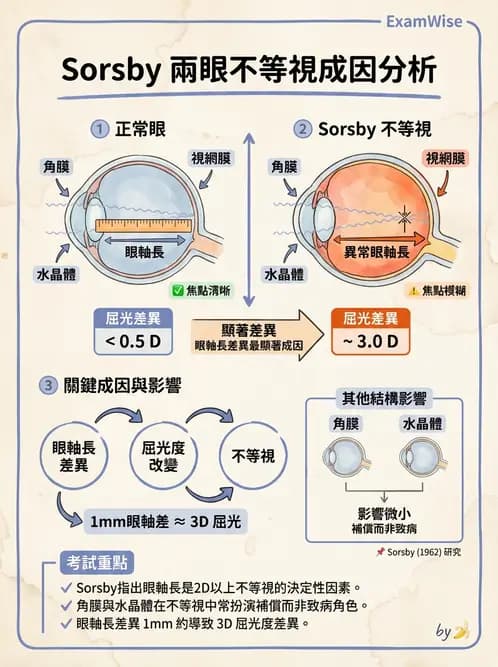 驗光生 - 散光分類、不等視與不等像 - AI 圖文解析預覽