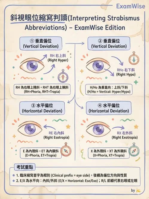 驗光生 - 眼位偏斜檢查 - AI 圖文解析預覽
