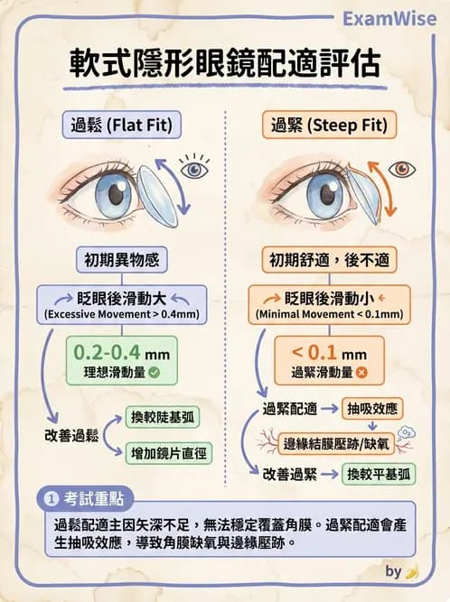 驗光生 - 軟式鏡片配適評估與臨床調整 - AI 圖文解析預覽