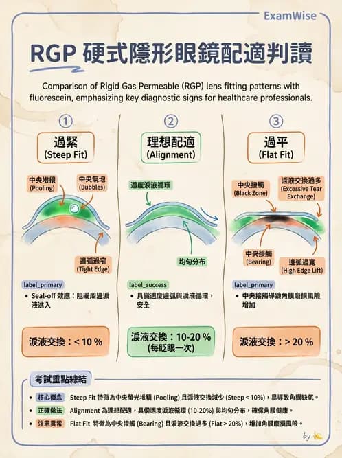 驗光生 - 硬式隱形眼鏡鏡片設計參數 - AI 圖文解析預覽