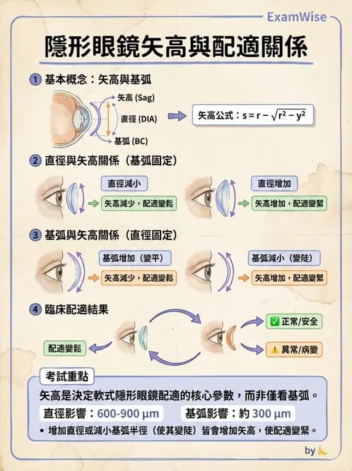 驗光生 - 軟式鏡片設計原理與散光鏡片驗配 - AI 圖文解析預覽