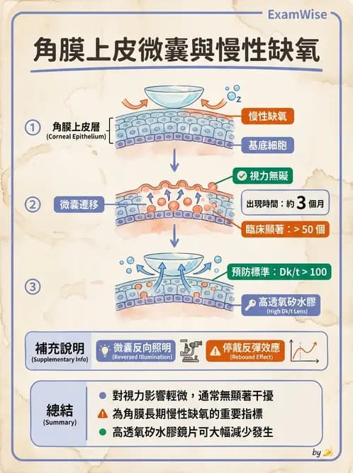 驗光生 - 角膜缺氧與結構性變化 - AI 圖文解析預覽