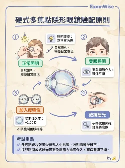 驗光生 - 老花隱形眼鏡光學設計原理 - AI 圖文解析預覽