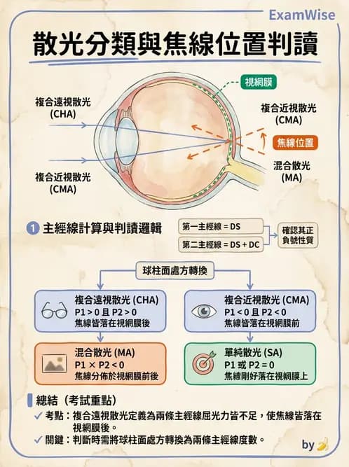 驗光生 - 散光分類與類型判斷 - AI 圖文解析預覽