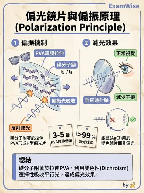 驗光生 - 鏡片鍍膜與光學處理 - AI 圖文解析預覽