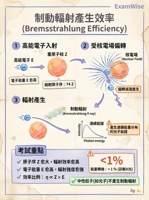 放射 - 帶電粒子與中子和物質作用 - AI 圖文解析預覽