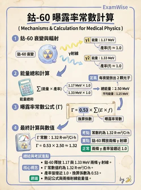 放射 - 劑量物理量與單位 - AI 圖文解析預覽