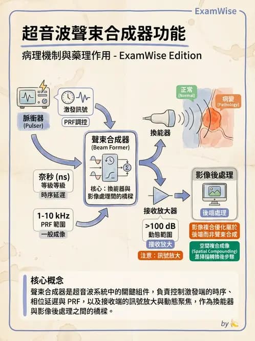 放射 - 超音波物理與系統原理 - AI 圖文解析預覽