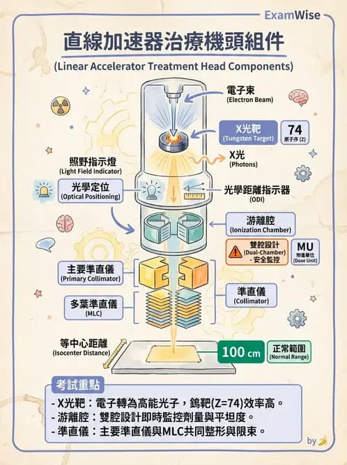 放射 - 遠隔治療機—機器結構與射束物理 - AI 圖文解析預覽
