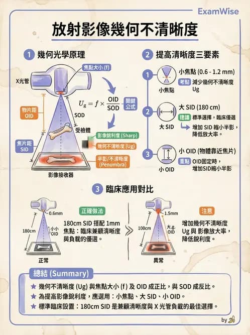 放射 - X光交互作用與影像品質 - AI 圖文解析預覽