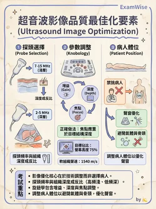 放射 - 超音波物理與技術 - AI 圖文解析預覽