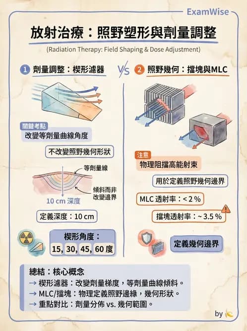 放射 - 放射治療技術與影像計畫 - AI 圖文解析預覽