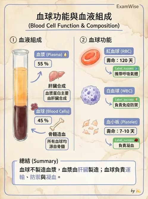 放射 - 血液及免疫生理 - AI 圖文解析預覽