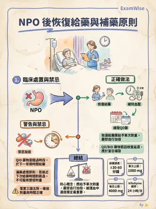 護理師 - 給藥原則與口服給藥 - AI 圖文解析預覽