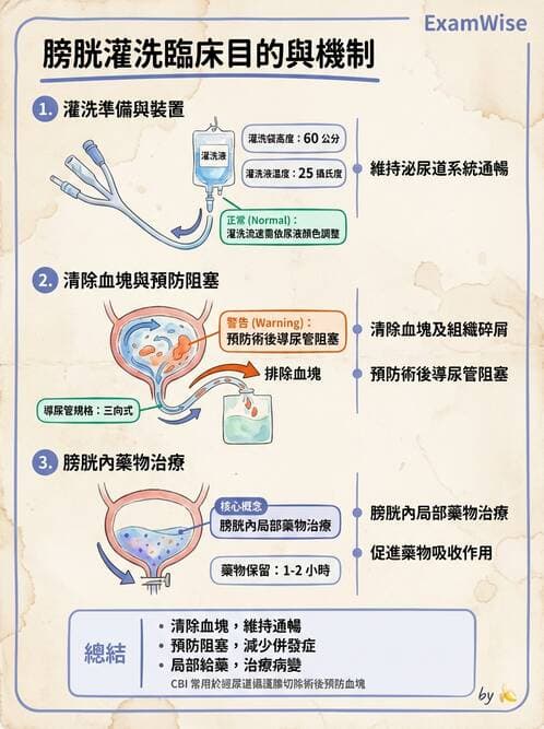 護理師 - 泌尿排泄與導尿護理 - AI 圖文解析預覽