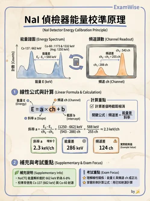 放射 - 固態與閃爍偵檢器 - AI 圖文解析預覽