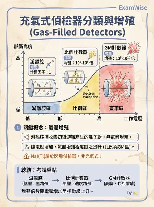 放射 - 充氣式偵檢器 - AI 圖文解析預覽