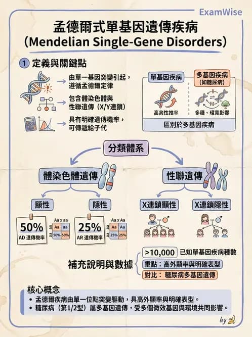 放射 - 輻射致癌與遺傳效應 - AI 圖文解析預覽
