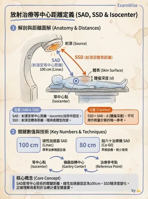 放射 - 射束幾何、照野設計與楔形濾器 - AI 圖文解析預覽